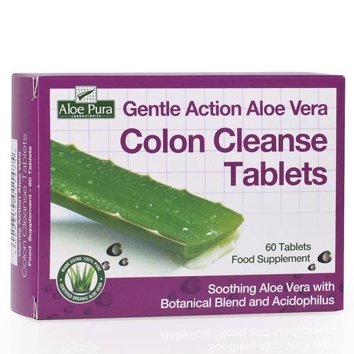 Aloe Vera Colon Cleanse Tablets - Gentle